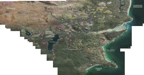 Forza Horizon 3 Map From Leaked Gameplay Higher Quality Stitch Forza