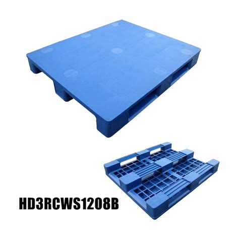 Three Runners Closed Deck Durable Heavy Duty Plastic Pallets