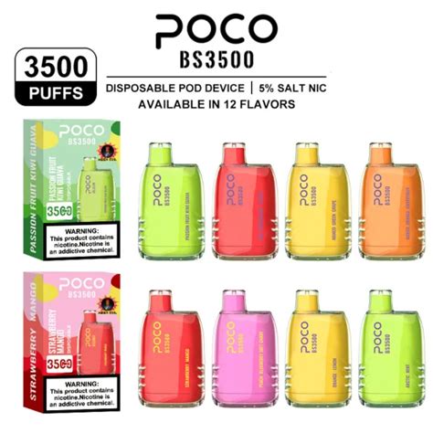 Hot Selling Poco Bs Disposable Vape Device Puffs Mesh Coil