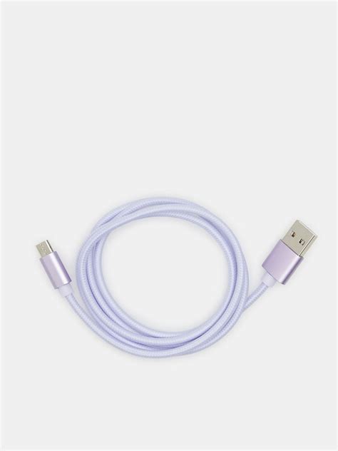 Usb Cable Boja Lavanda Sinsay 7277a 04x