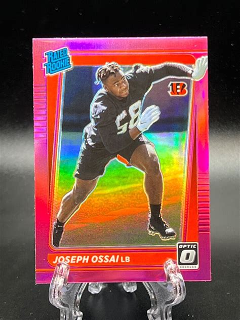 Joseph Ossai Donruss Optic Pink Prizm Rc Rookie P Cincinnati