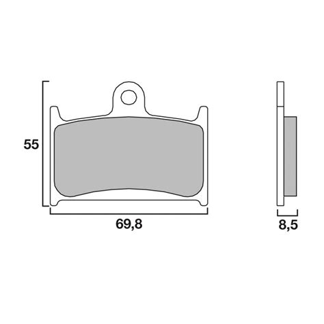 Plaquettes De Frein Avant Brembo Sr Sinter Racing Route Pam Racing