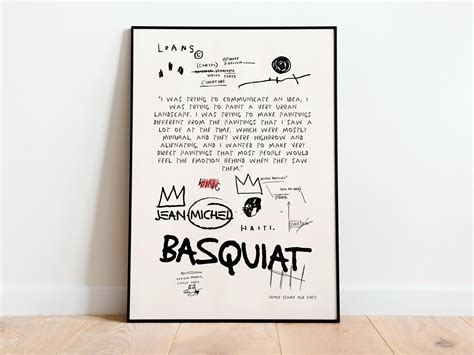 Affiche Jean Michel Basquiat Poster Basquiat Affiche Etsy France