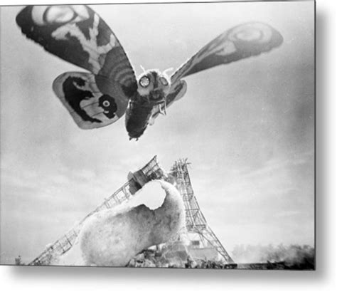 Mothra 1961 Metal Print By Granger Godzilla Wallpaper Godzilla