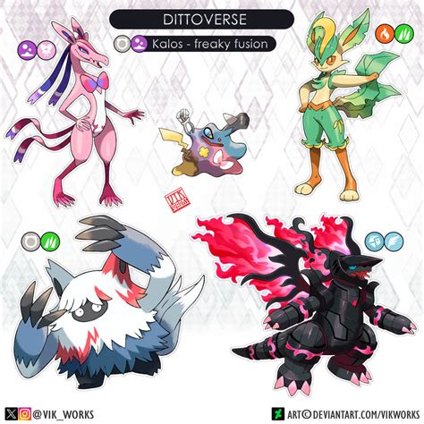 Pokemon Ditto Regional Variant Kalos By Vikworks On Deviantart