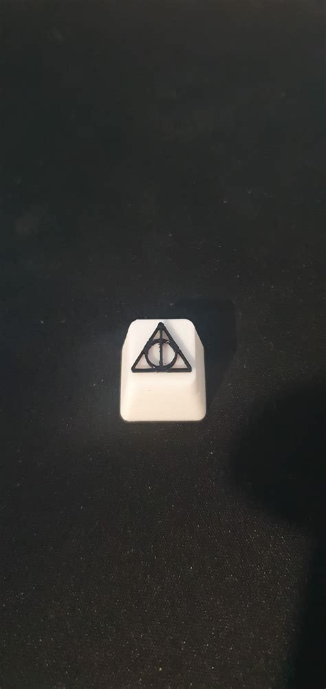 Harry Potter Deathly Hallows Keycap By 3dlada Download Free Stl Model