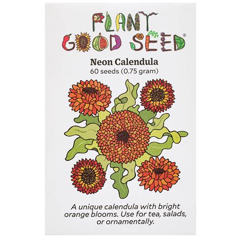 Neon Calendula Seeds - The Plant Good Seed Company