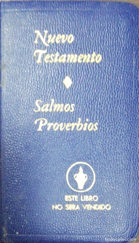 Nuevo Testamento Salmos Proverbios Vendido En Venta Directa 168350168