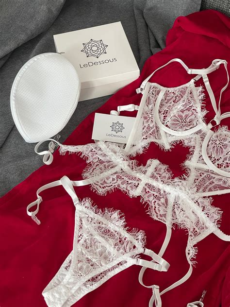 Handmade Fascinating Snow Sexy Lingerie Set Is A Perfect Etsy