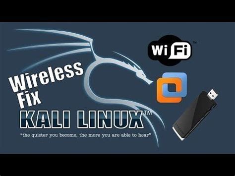 Kali Linux Wifi Not Working Fix Youtube