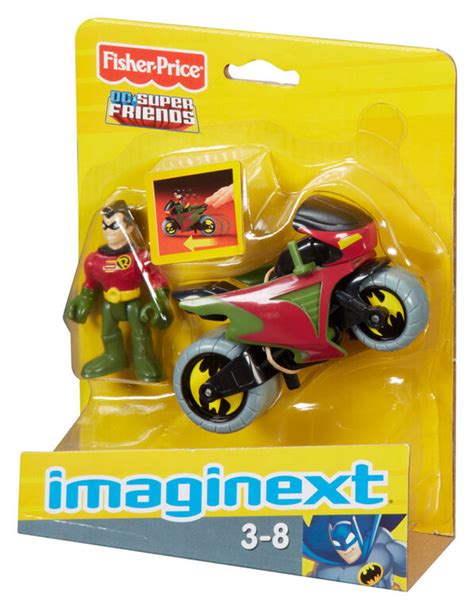 Fisher Price Imaginext Dc Super Friends Robin And Cycle English