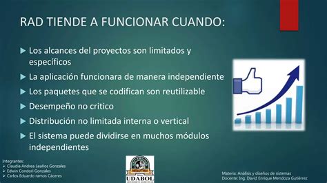 Modelo de desarrollo rápido de aplicaciones RAD PPT Descarga Gratuita