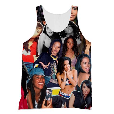 Aaliyah 3d Collage Face T Shirt Alloverprintca