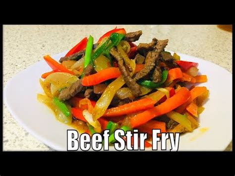 Beef Stir Fry Recipe Easiest Way To Cook Beef Stir Fry Youtube