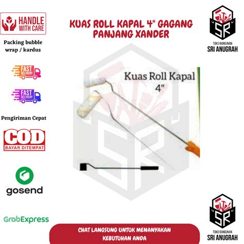 Jual Kuas Roll Kapal 4 Gagang Panjang Shopee Indonesia