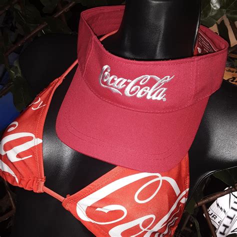 Coca Cola Visor Depop