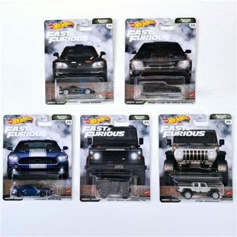 Hot wheels premium ในภาพยนตรเรอง Fast Furious ลอยาง แพคสวย เลอก