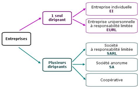 Les Diff Rents Statuts Juridiques Des Entreprises Mymaxicours