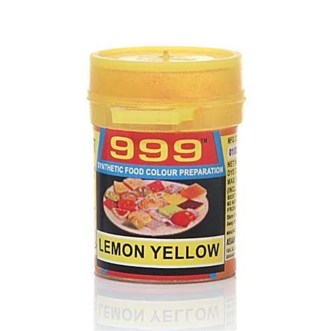 Buy 9990 Synthetic Food Colour Preparation Lemon Yellow 10 Gm Online At