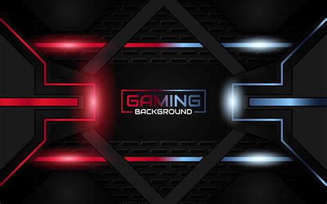 Futuristic Red Blue Gaming Background Graphic by Artmr · Creative Fabrica