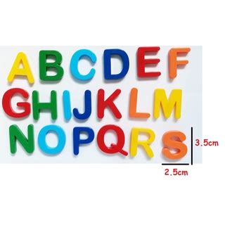 Magnets Magnetic Colourful Uppercase Lowercase Alphabets Letters