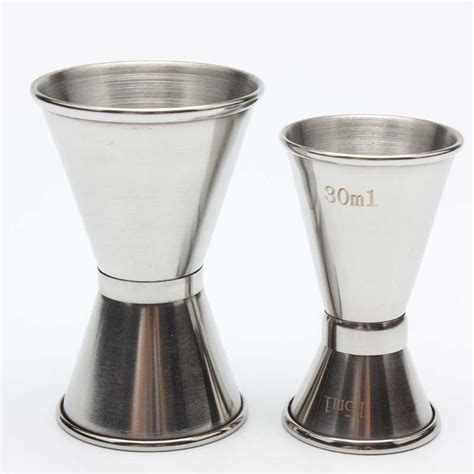 2021 Double Sided Measuring Cup Cocktail Liquor Bar Measuring Cups Stainless Steel Jigger