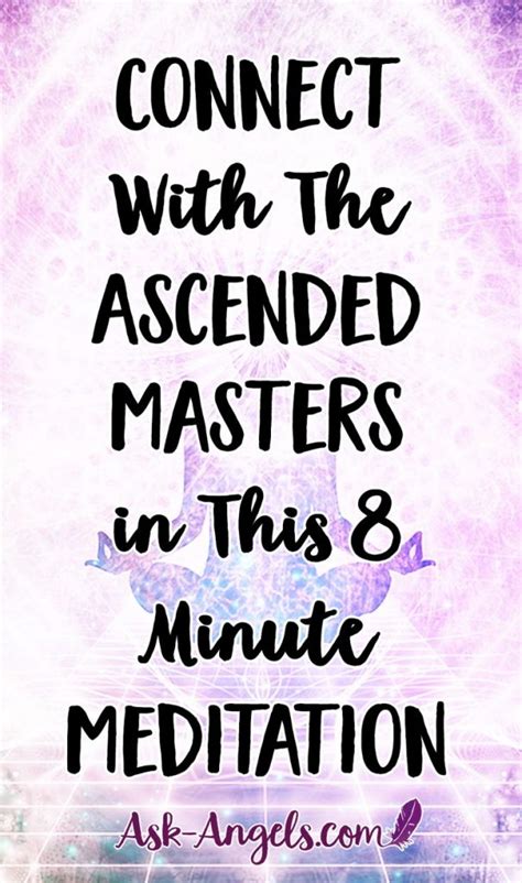 Ascended Masters Meditation