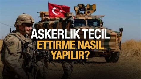 2022 Askerlik tecil ettirme nasıl yapılır e Devlet Askerlik erteleme