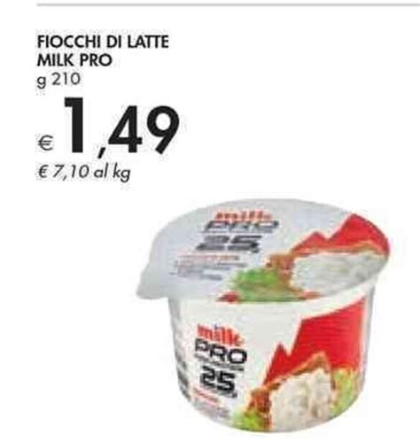 Milk Pro Fiocchi Di Latte 210 G Offerta Di Bennet