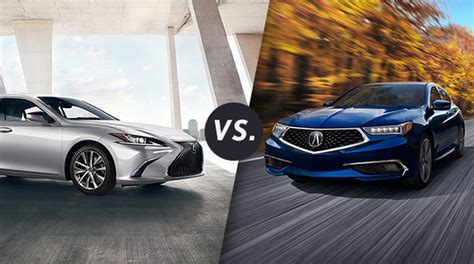 Comparison 2020 Lexus Es 350 Vs 2020 Acura Tlx Lexus Stevens Creek Blog