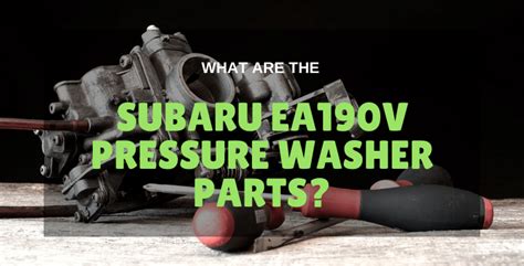 Subaru Ea V Pressure Washer Electric Start Manual