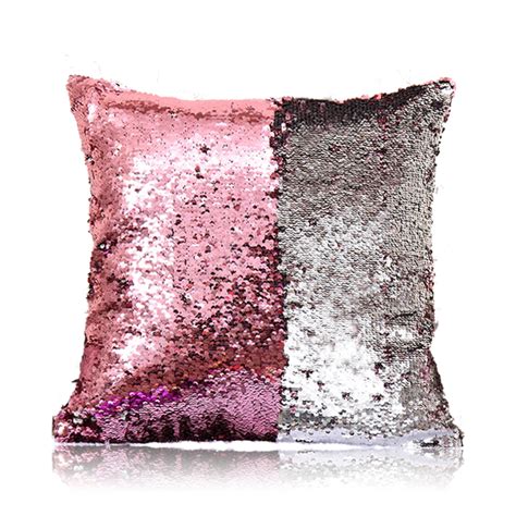 In Stock Mermaid Sequins Pillow Cover Magic DIY Inverted Flip Change