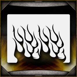 Airbrush Flame Stencils Printable Templates