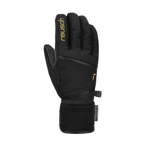 Guantes Esquí Reusch Tessa Stormbloxx negro oro mujer Deportes Moya