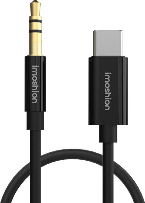 Imoshion Usb C Naar Aux Kabel Meter Mm Audio Kabel Zwart Bol