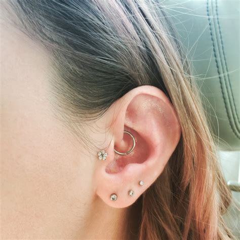 New Daith Piercing Plus New Tragus Jewelry Piercing