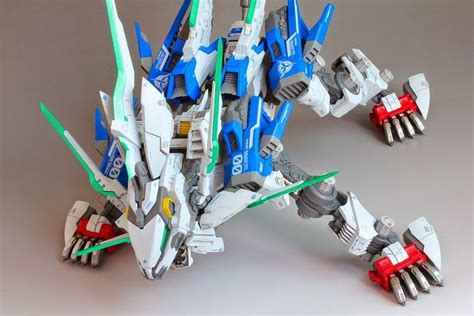 Custom Build Liger 00 Double Zero Gundam X Zoids Gundam Kits