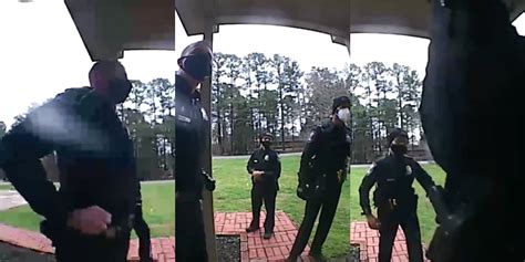 Doorbell Camera Video Shows Police Barging Into Womans House