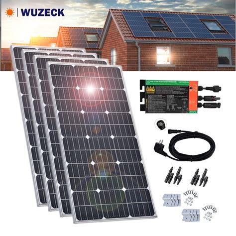 Mono Glas Solarpanels 600W Solarmodul Balkonkraftwerk Photovoltaik