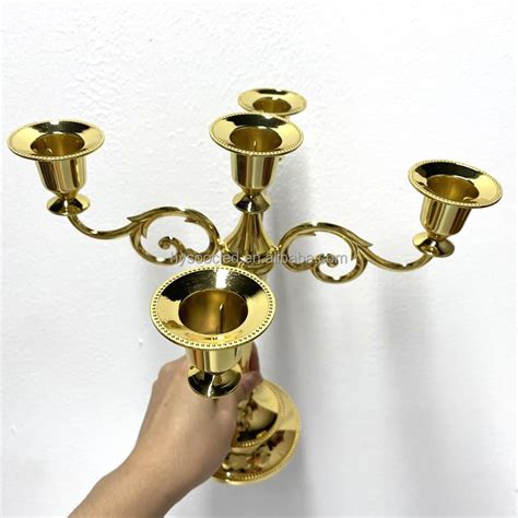 Portavelas Candelabros De 3 Brazos Bodas Centros De Mesa Decoración