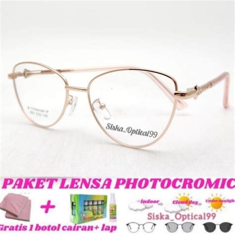 Jual Frame Kacamata Cat Eye Wanita Terbaru Kacamata Photocromic