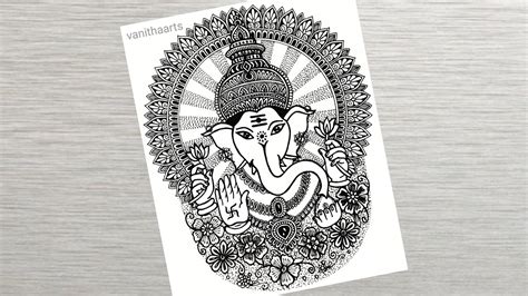 Ganesh Chaturthi Mandala Art How To Draw Mandala For Beginners