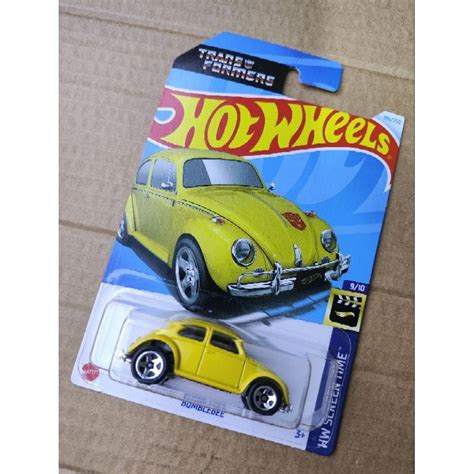 Hot Wheels Fusca Bumblebee Hw Screen Time Transformers Shopee Brasil