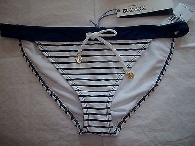 SPERRY TOP SIDER BIKINI BOTTOM ONLY NWT WHITE BLUE SO CUTE EBay