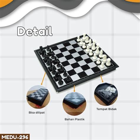 jual papan catur lipat format standar nasional indonesia permainan