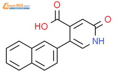 5 naphthalen 2 yl 2 oxo 1H pyridine 4 carboxylic acid 1261984 47 7 深圳爱拓