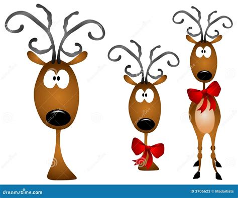 Cartoon Reindeer Clip Art Stock Photos - Image: 3706623