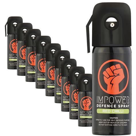 Buy IMPOWER Self Defence Red Chilli Spray Sprays Upto 12 Feet And 45