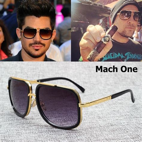 Men S Fashion Gold Color Aviation Sunglasses Sunglasses Vintage Mach One Aviator Sunglasses