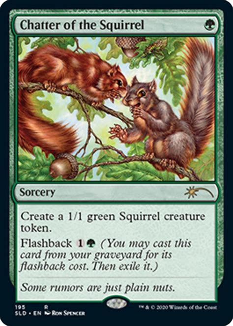 Chatter Of The Squirrel Secret Lair Drop Series Magic The Gathering